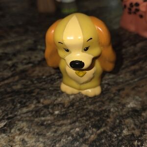 Lady in the tramp with spaghetti table